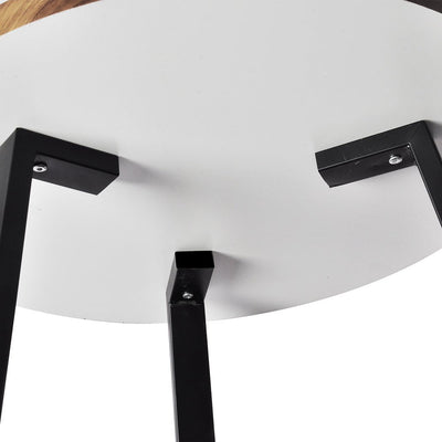 Levede Coffee Table Bedside Tables Nightstand Lamp Storage Steel Legs Industrial