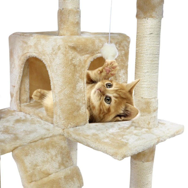 PaWz 2.1M Cat Scratching Post Tree Gym House Condo Furniture Scratcher Tower - Payday Deals