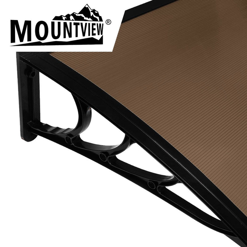 Mountview Window Door Awning Canopy Outdoor Patio Sun Shield Rain Cover 1M X 6M - Payday Deals