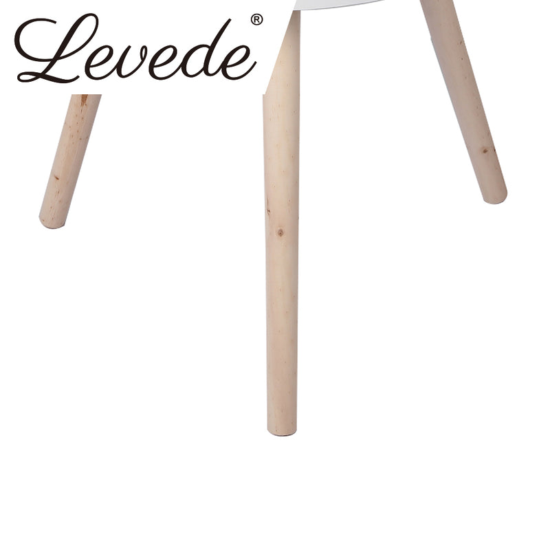 Levede Side End Table Sofa Coffee Table Storage Bedside Table Plant Stand Wooden - Payday Deals