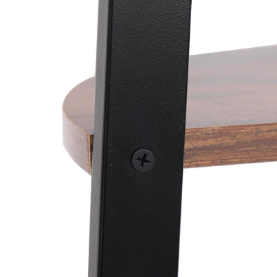 Levede 5 Tier Corner Shelf Industrial Ladder Shelf Wooden Storage Display Rack - Payday Deals