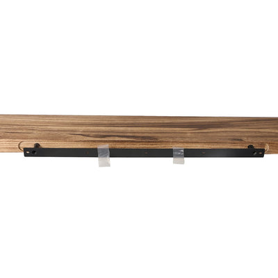 Levede 2Pcs Floating Shelves Wall Mounted Storage Solid Wood Display Shelf