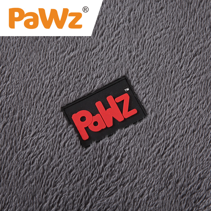 PaWz Pet Bed Foldable Dog Puppy Beds Cushion Pad Pads Soft Plush Black XXL - Payday Deals