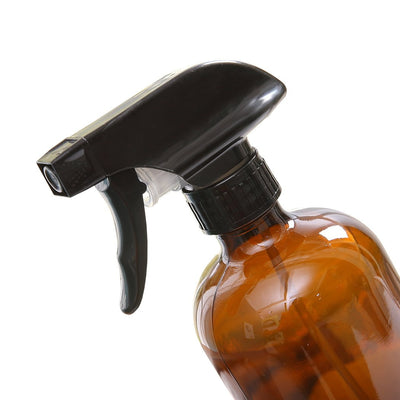 6x 500ml Amber Glass Spray Bottles Trigger Water Sprayer Aromatherapy Dispenser - Payday Deals