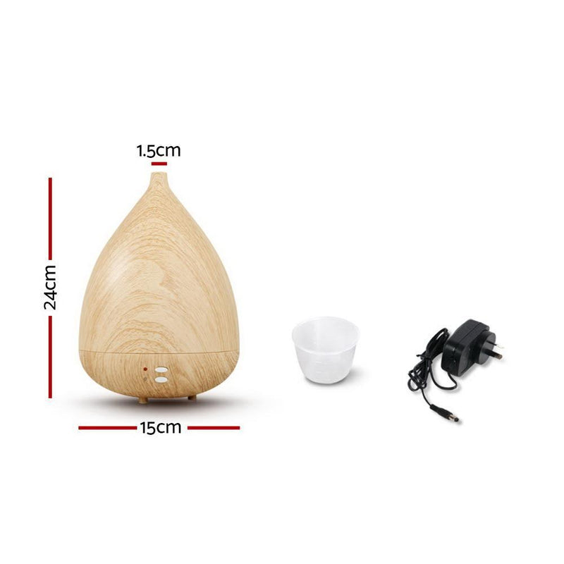 in 1 Aroma Diffuser 300ml  - Light Wood
