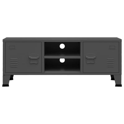 Industrial TV Cabinet Anthracite 105x35x42 cm Metal Payday Deals