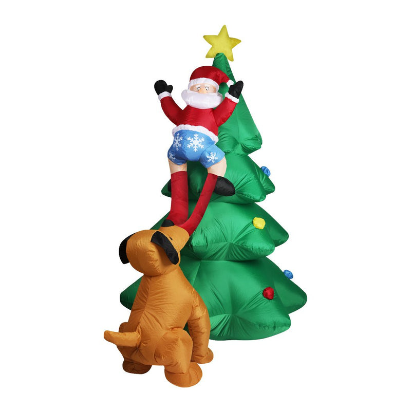 Inflatable Christmas Santa Snowman with LED Light Xmas Decoration Outdoor Type 1 Payday Deals
