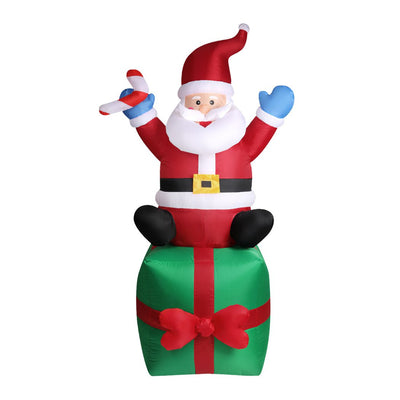Inflatable Christmas Santa Snowman with LED Light Xmas Decoration Outdoor Type 4 Payday Deals