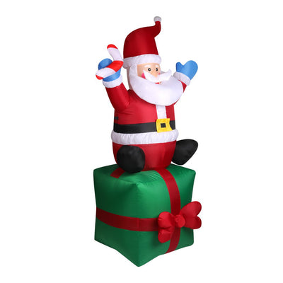 Inflatable Christmas Santa Snowman with LED Light Xmas Decoration Outdoor Type 4 Payday Deals