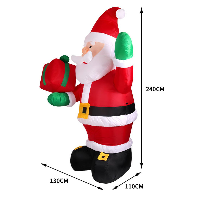 Inflatable Christmas Santa Snowman with LED Light Xmas Decoration Outdoor Type 6 Payday Deals