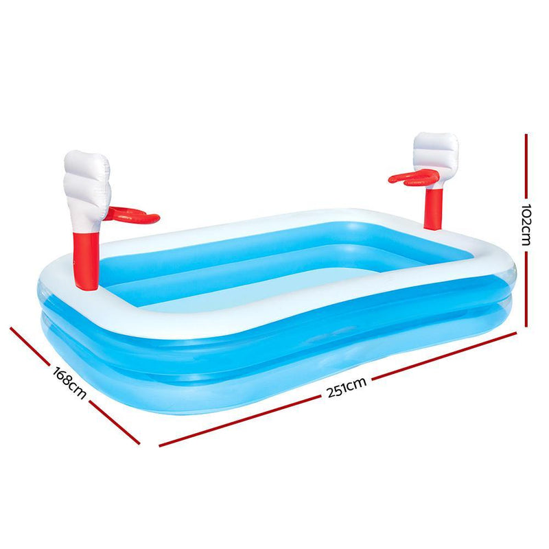 Bestway Inflatable Play Pool Kids Pool Swimming Basketball Play Pool Payday Deals