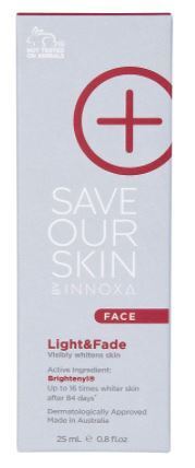 Innoxa 25mL Innoxa Light & Fade Skin Whitening Brightening Lightening Cream Payday Deals