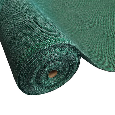 Instahut 50% UV Sun Shade Cloth Shadecloth Sail Roll Mesh Garden Outdoor 1.83x30m Green Payday Deals