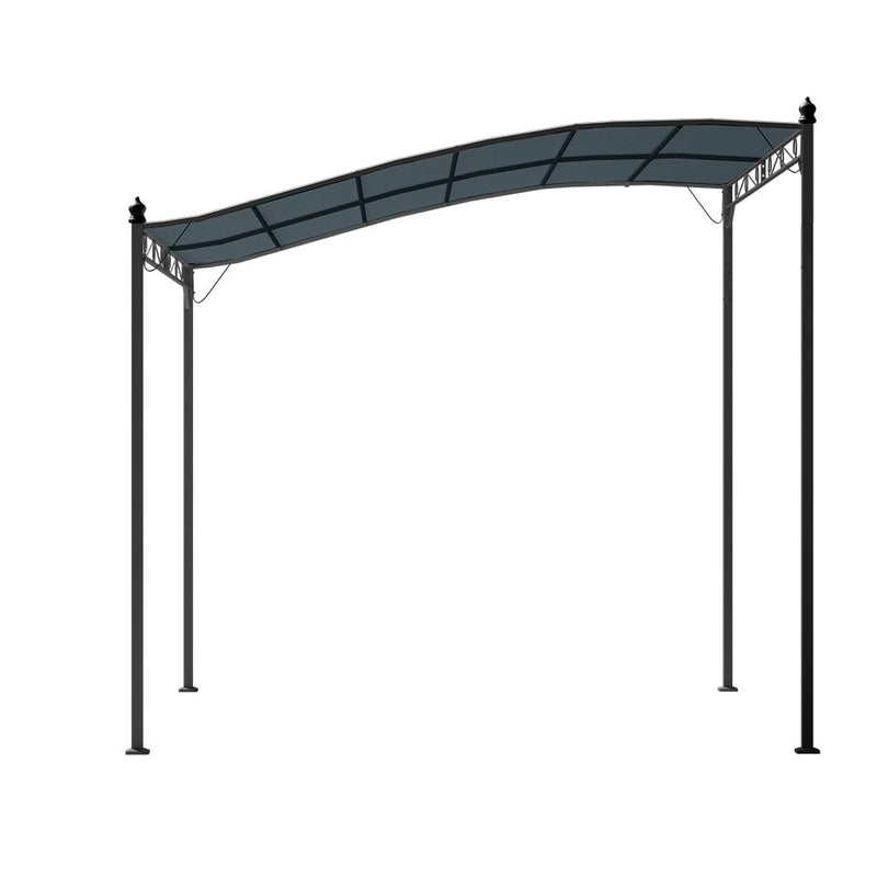 Instahut Gazebo 3m Party Marquee Outdoor Wedding Tent Iron Art Canopy Grey Payday Deals