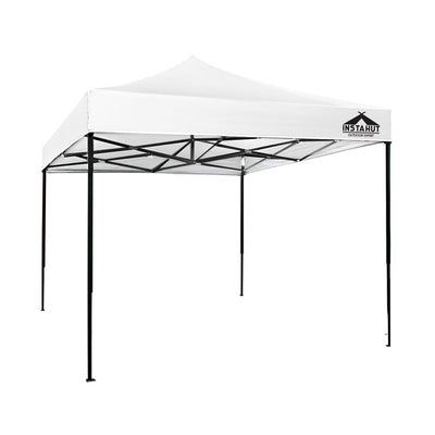 Instahut Gazebo Pop Up Marquee 3x3m Outdoor Tent Folding Wedding Gazebos White Payday Deals