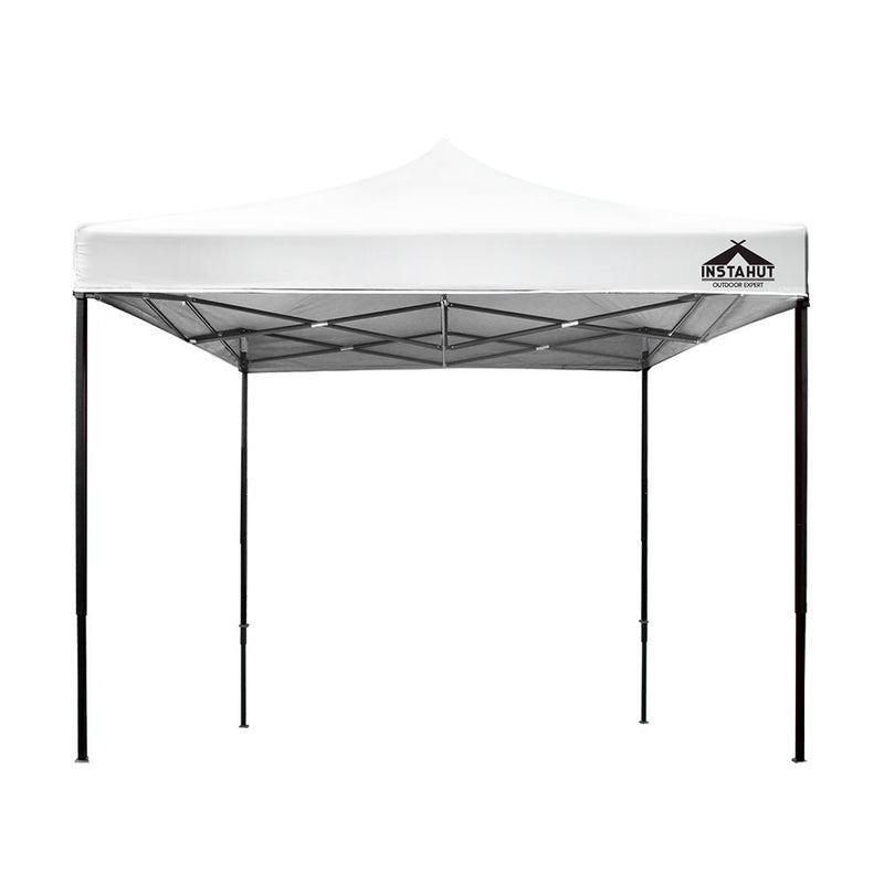 Instahut Gazebo Pop Up Marquee 3x3m Outdoor Tent Folding Wedding Gazebos White Payday Deals