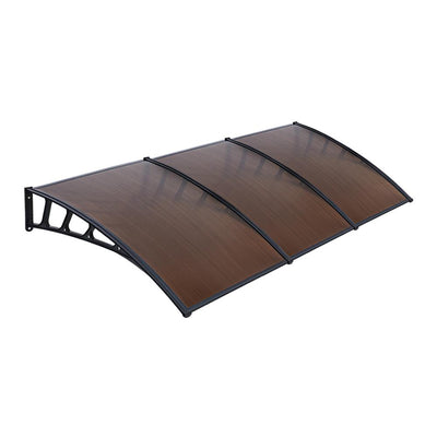 Instahut Window Door Awning Door Canopy Outdoor Patio Cover Shade 1.5mx3m DIY BR Payday Deals