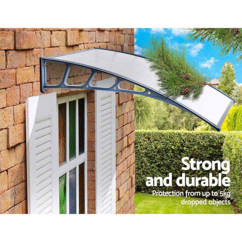 Instahut Window Door Awning Door Canopy Outdoor Patio Sun Shield 1.5mx2m DIY Payday Deals