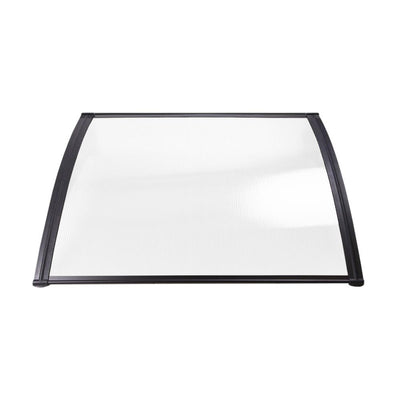 Instahut Window Door Awning Door Canopy Patio UV Sun Shield Transparent 1mx4m DIY Payday Deals
