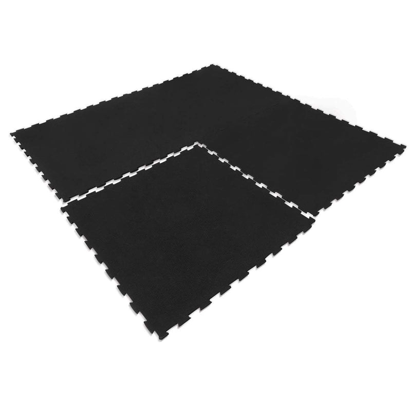 Interlocking Rubber Gym Floor Mat 10mm Set of 6 Payday Deals