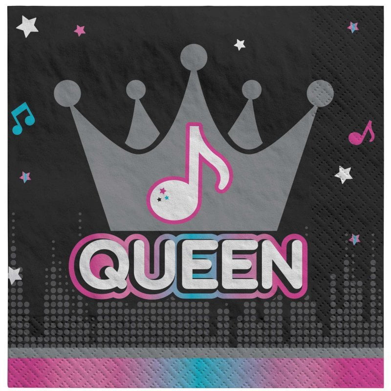 Internet Famous "Queen" Beverage Napkins 16 Pack Payday Deals