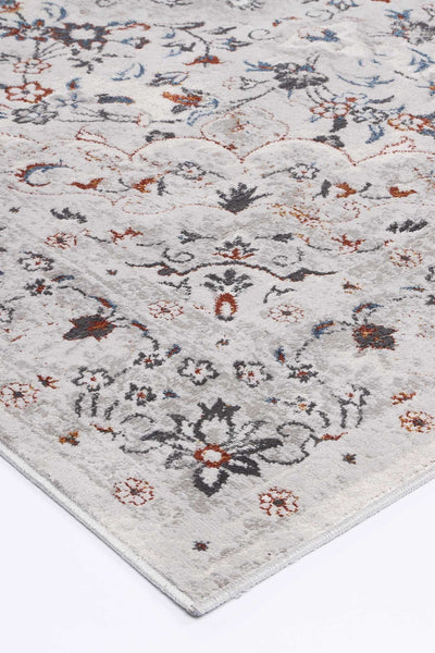 Isaiah Multi Grey Floral Traditional Rug 120x170cm Payday Deals