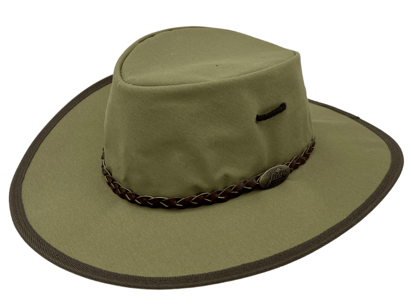 JACARU Full Canvas Parks Explorer Sun Hat Water Resistant Wide Brim Work Toggle Payday Deals