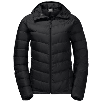 Jack Wolfskin Women's Helium Insulated Down Jacket Puffer Warm Winter - Black