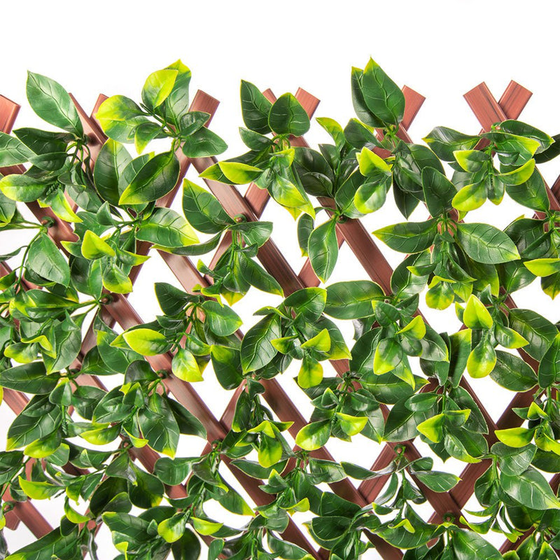 Jasmine Artificial Hedge Extendable Trellis / Screen 2 Meter By 1 Meter UV Resistant (PVC) Payday Deals