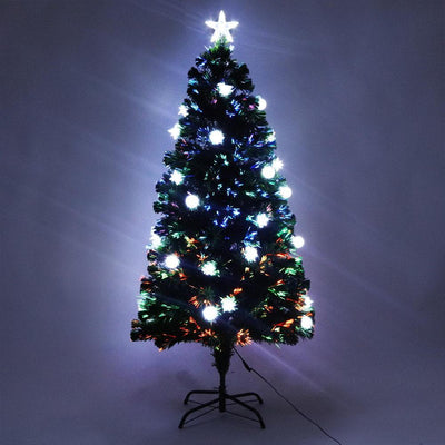Jingle Jollys 1.2M 4FT LED Christmas Tree Multi Colour