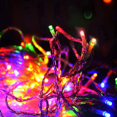 Jingle Jollys 100M Christmas String Lights 500LED Multi Colour Payday Deals
