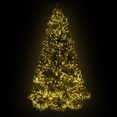 Jingle Jollys Christmas Tree 2.4M Xmas Tree with 3190 LED Lights Warm White