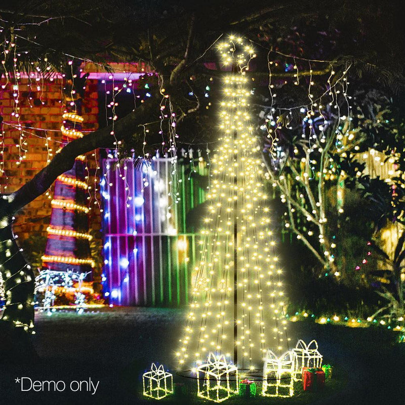 Jingle Jollys 3.6M LED Christmas Tree Lights 360pc LED Warm White