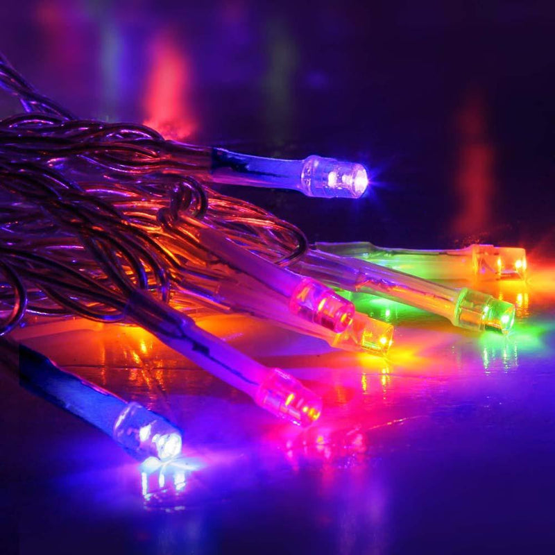 Jingle Jollys 50M Christmas String Lights 250LED Multi Colour Payday Deals