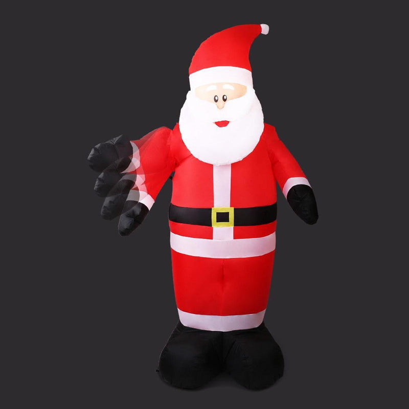 Jingle Jollys 7ft Inflatable Christmas Santa