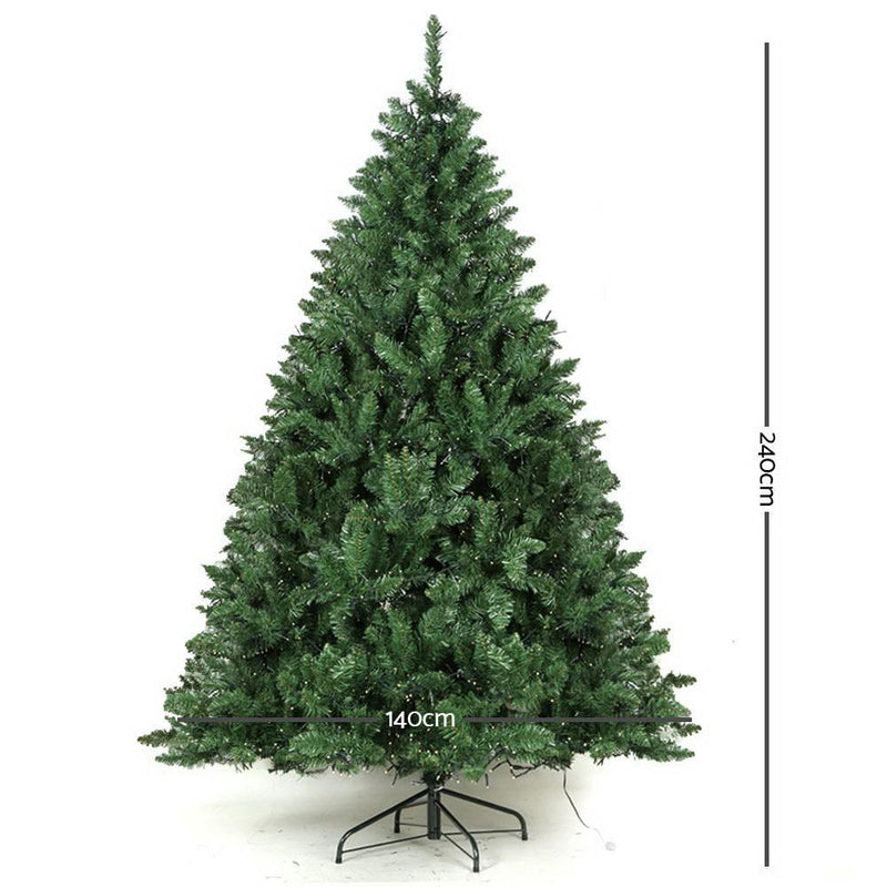 Jingle Jollys 8FT Christmas Tree with LED - Green