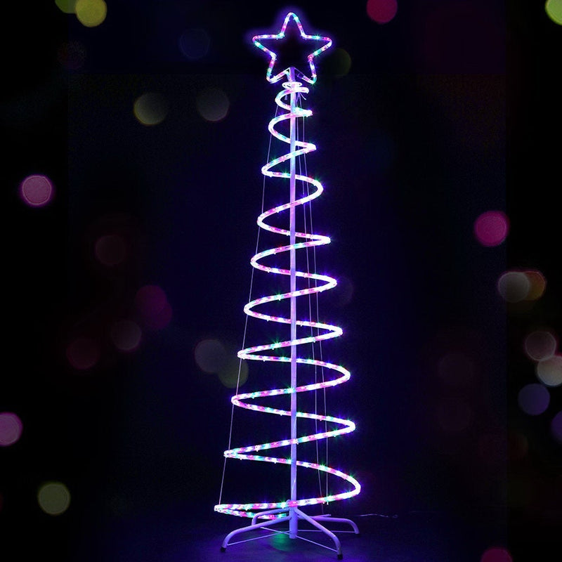 Jingle Jollys Christmas LED Motif Light 1.88M Tree Waterproof Colourful Payday Deals