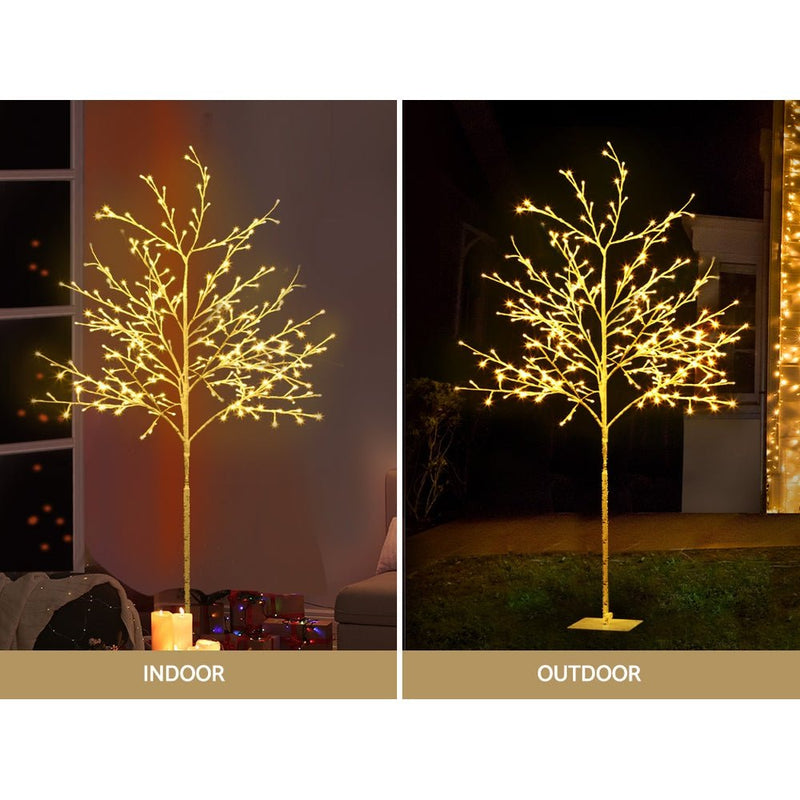 Jingle Jollys Christmas Tree 1.5M 304 LED Trees With Lights Warm White Payday Deals