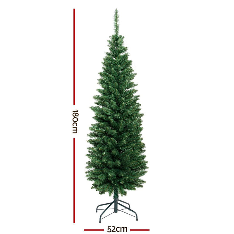 Jingle Jollys Christmas Tree 1.8M Xmas Trees Green Decorations 300 Tips Payday Deals