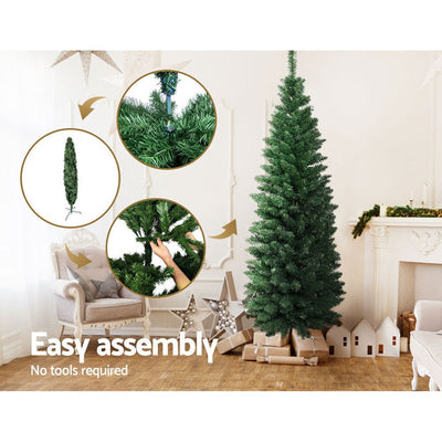 Jingle Jollys Christmas Tree 1.8M Xmas Trees Green Decorations 300 Tips Payday Deals