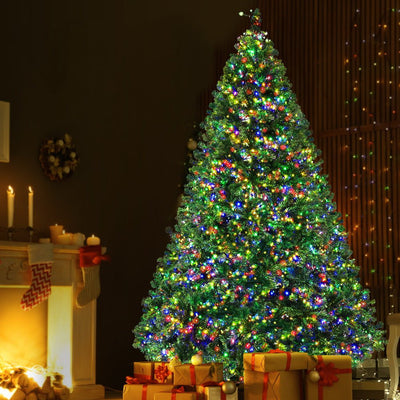 Jingle Jollys Christmas Tree 2.1M Xmas Tree with 2800 LED Lights Multi Colour Payday Deals