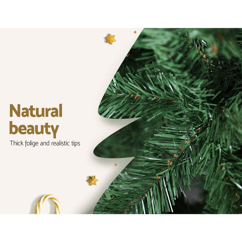 Jingle Jollys Christmas Tree 2.7M Xmas Trees Green Decorations 1600 Tips Payday Deals