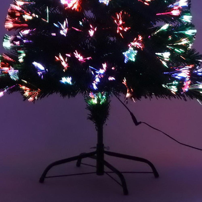 Jingle Jollys Christmas Tree 1.2M LED Xmas trees with Lights Multi Colour Payday Deals