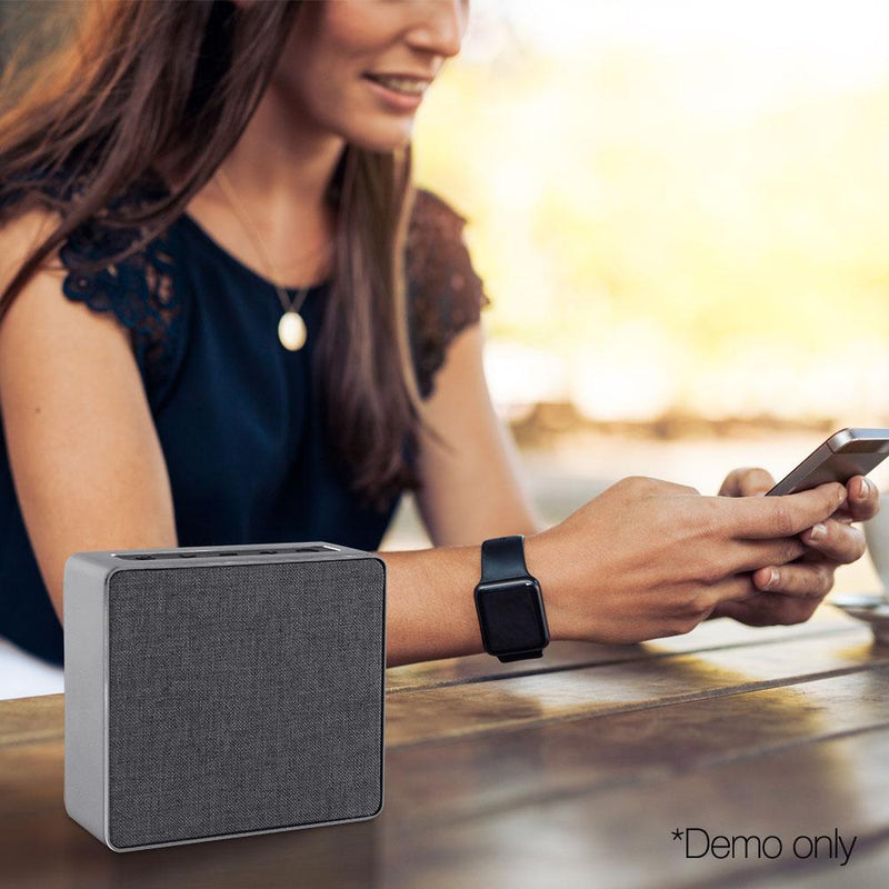 Jonter Mini Desktop Wireless Bluetooth Speaker - Grey