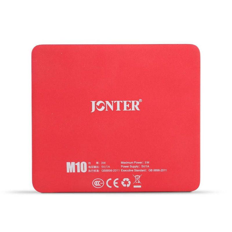 Jonter Mini Desktop Wireless Bluetooth Speaker - Red