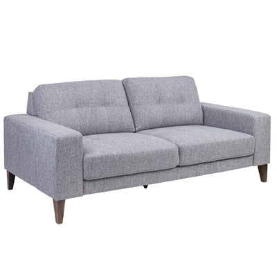 Juliet 2 + 3 Seater Sofa Set Soft Fabric Uplholstered Lounge Couch Grey Payday Deals