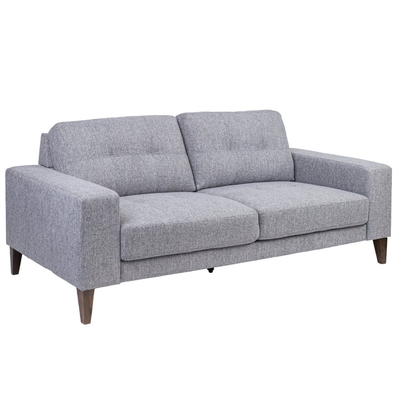 Juliet 2 + 3 Seater Sofa Set Soft Fabric Uplholstered Lounge Couch Grey Payday Deals