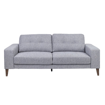 Juliet 2 + 3 Seater Sofa Set Soft Fabric Uplholstered Lounge Couch Grey Payday Deals