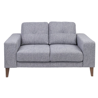 Juliet 2 + 3 Seater Sofa Set Soft Fabric Uplholstered Lounge Couch Grey Payday Deals