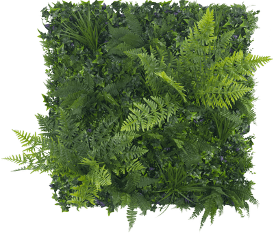 Jungle Fern Vertical Garden / Green Wall UV Resistant 1m x 1m